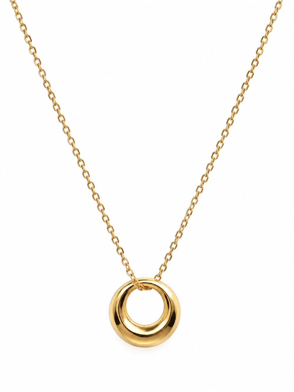 Circle Hoop Necklace